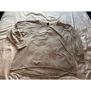 Victoria’s Secret Grey Crewneck Top Woman’s Size Large
